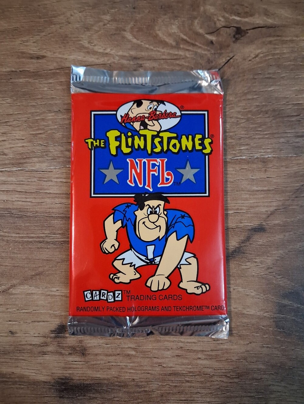 The Flintstones NFL Trading Card Pack